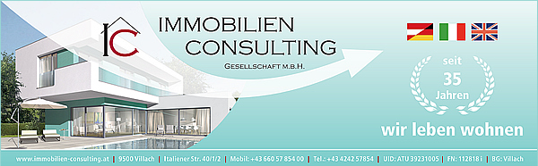 Immobilien Consulting Villach: Verkauf - Beratung - Vermietung von Realit&auml;ten im Raum K&auml;rnten, Italien, Kroatien !!!