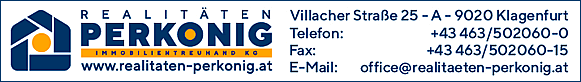 Realit&auml;ten Perkonig - Klagenfurt